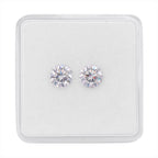 2 Pcs Set - Moissanite Round Shape Gemstones 2.00 Ct.