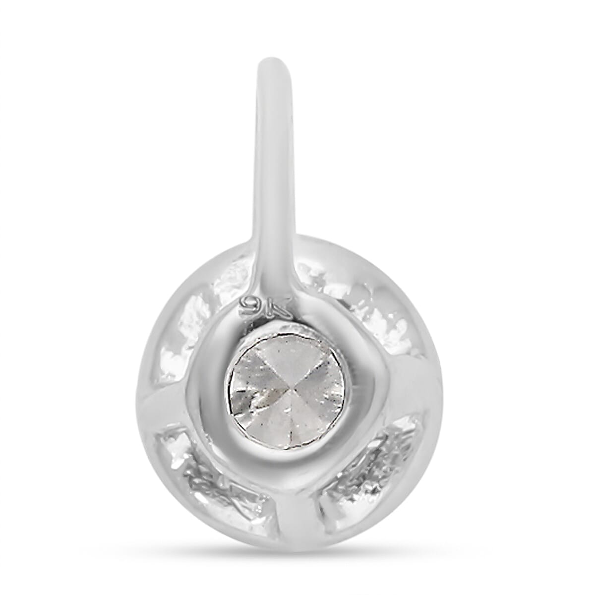 2 Piece Set 0.36 Carat SGL Certified Small Diamonds GH I3 Stud Earrings and Pendant in 9K White Gold 4077284 10