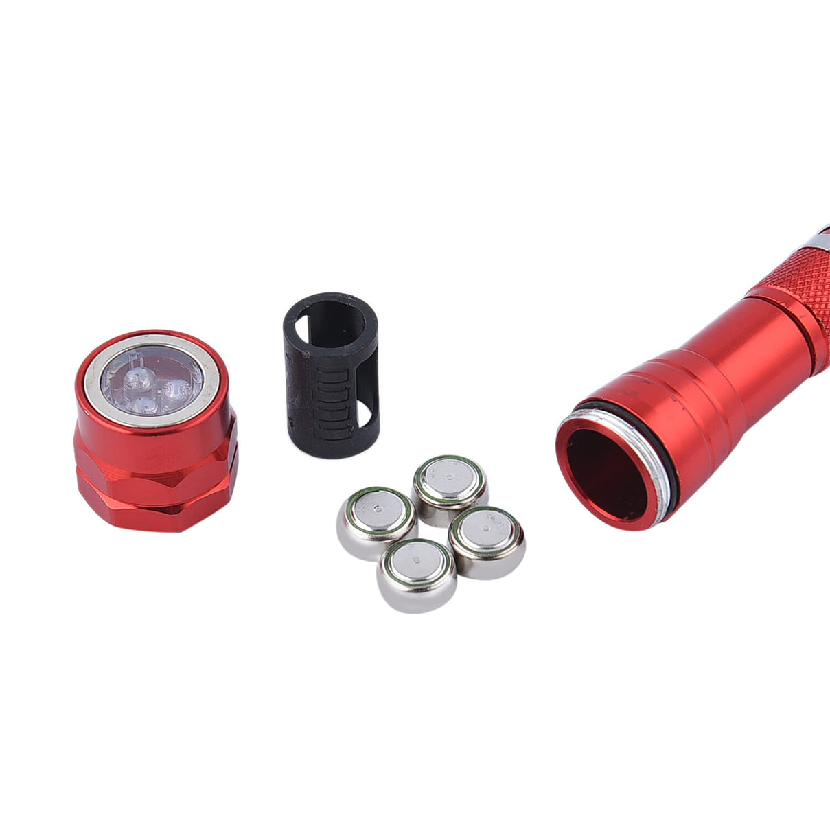 Set of 2 LED Flexible Magnetic Flashlight - Red 7317023 8