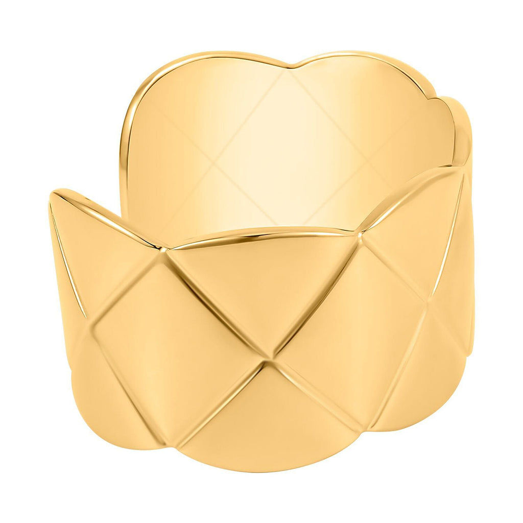 NY Close Out Deal- 2 Piece Designer Inspired Set - Cuff Bangle (Size 7.25) and Earrings