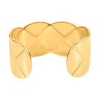NY Close Out Deal- 2 Piece Designer Inspired Set - Cuff Bangle (Size 7.25) and Earrings