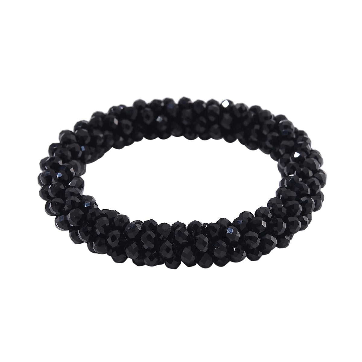 2 Piece Set -  Black  Austrian Crystal Stone Necklace (Size 30) and Bracelet (Size 6.5-7) 4289856 7