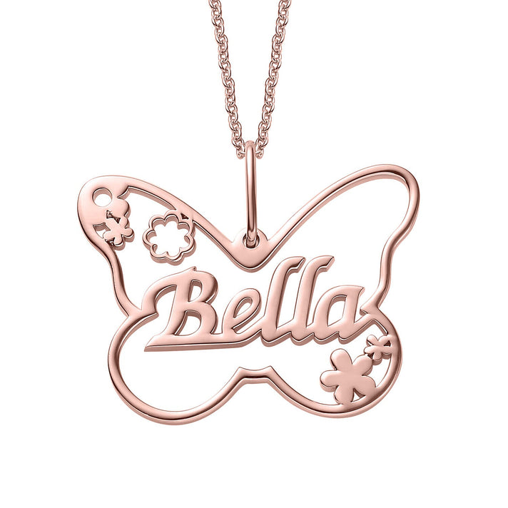 Pendant with Cable Chain (Size - 20) with Lobster Lock in 18K Vermeil Rose Gold Plated Sterling Silver 4401146 1