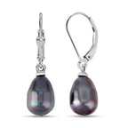 2 Piece Set - Tahiti Colour Shell Pearl Bracelet and Lever Back Earrings