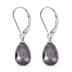 2 Piece Set - Tahiti Colour Shell Pearl Bracelet and Lever Back Earrings