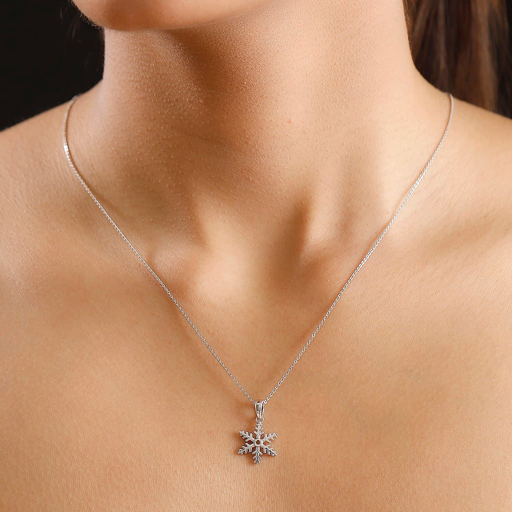2 Piece Set - Pendant with Chain (Size - 20) in Rhodium Overlay Sterling Silver