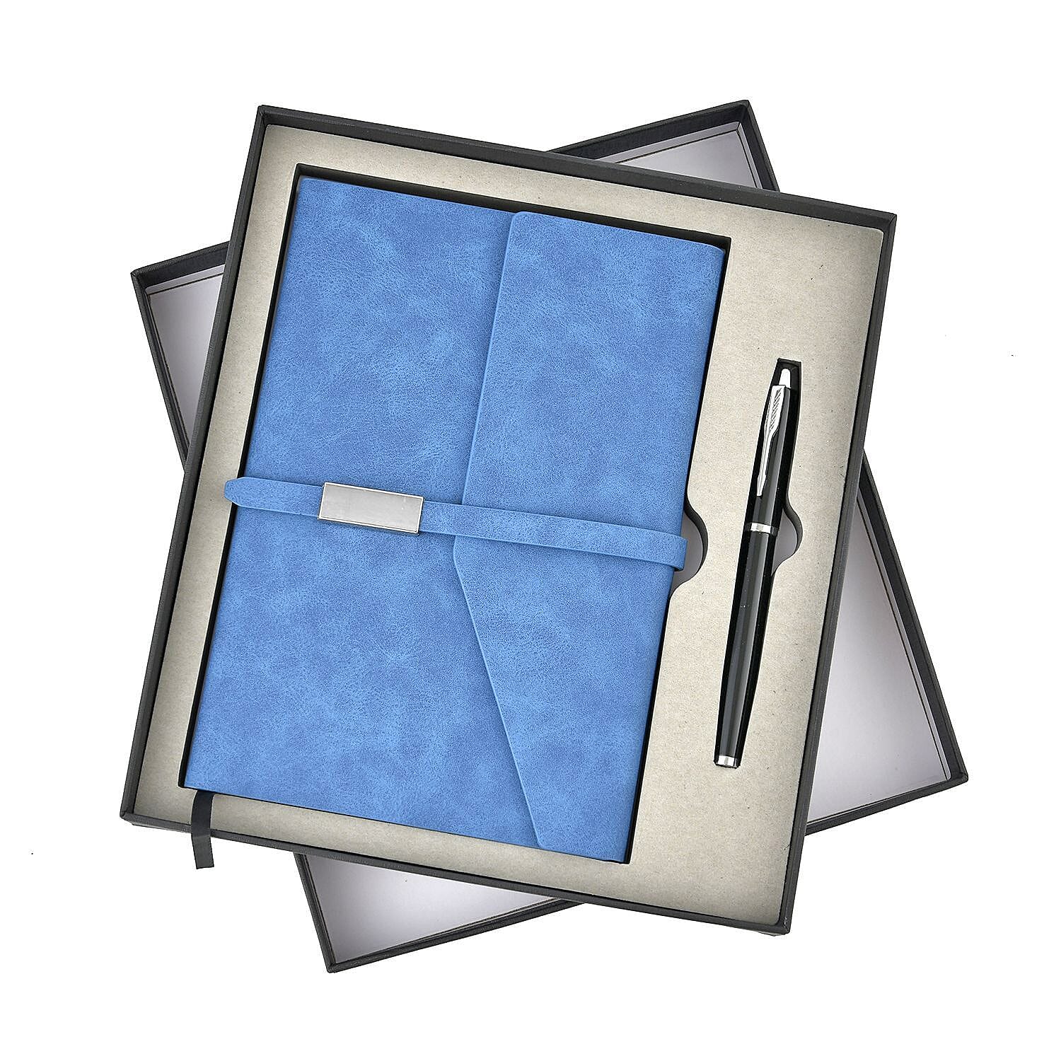 Classic A5 Journal and Pen Gift Set - Blue 7437045 8