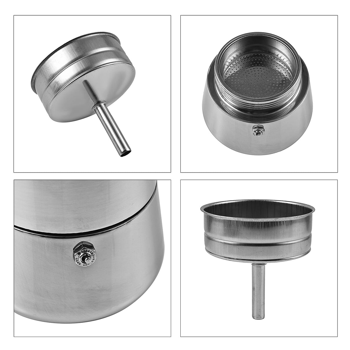 2 Piece Set - Espresso Maker 9 Cup and Adjustable Grinder 7594315 6