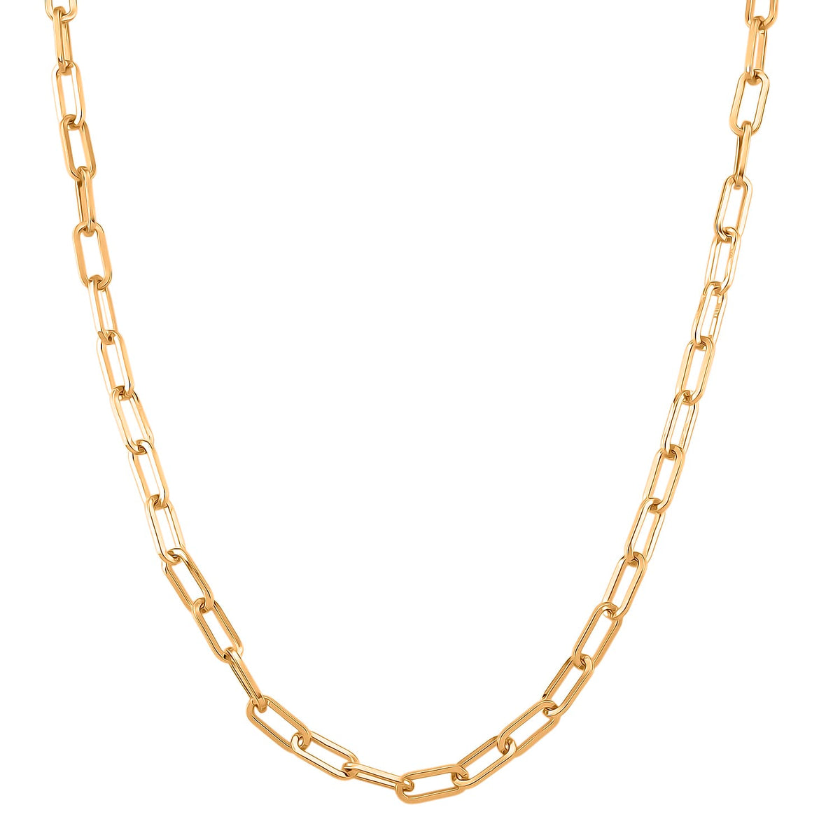 2 Piece Set - Chain Link Necklace (Size 30) &amp; Bracelet (Size 8) in Yellow Gold Plated 4423747 3