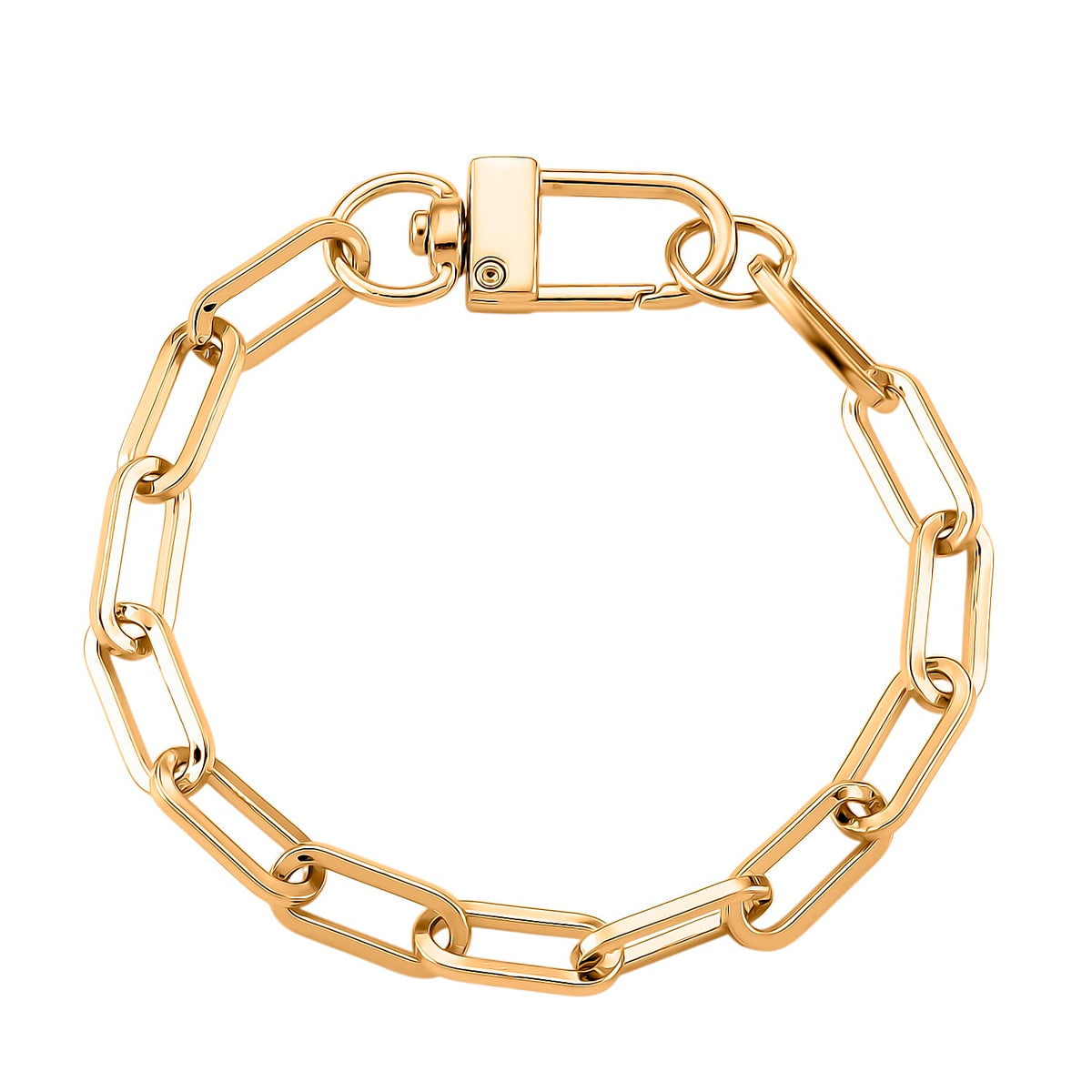 2 Piece Set - Chain Link Necklace (Size 30) &amp; Bracelet (Size 8) in Yellow Gold Plated 4423747 6