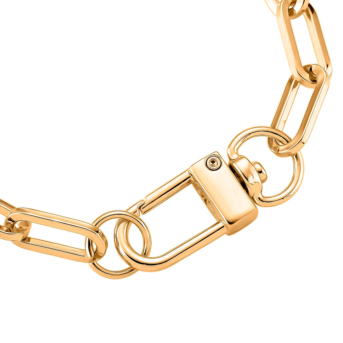 2 Piece Set - Chain Link Necklace (Size 30) &amp; Bracelet (Size 8) in Yellow Gold Plated 4423747 9