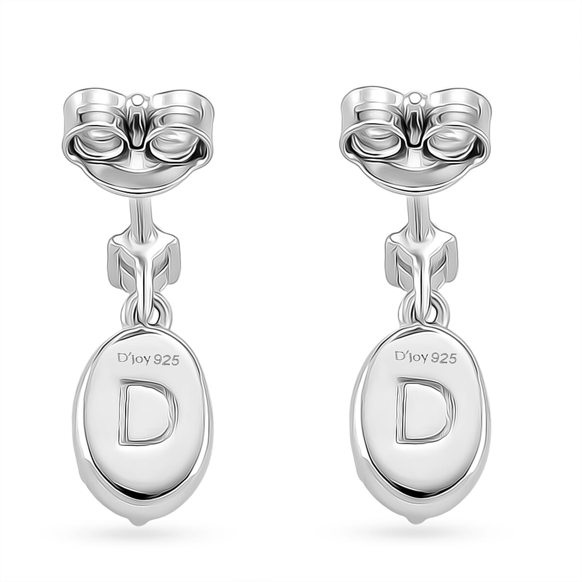 2 Piece Set -  D'Joy Fissure Filled Ruby &amp; Moissanite Earring and Pendant with Chain (Size - 18) in Rhodium Overlay Sterling Silver 3.55 Ct. 4434948 7