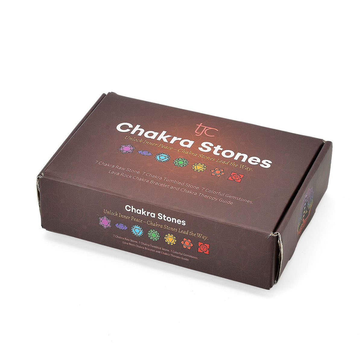 7 Chakra Raw Stones, 7 Chakra Tumbled Stones, 7 Colourful Gemstones. Lava Rock Chakra Bracelet and Chakra Therapy Guide 4428482 18