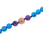 2 Piece Set - Multi Gemstones Necklace (Size 18-2Ext.) and Strechable Bracelet 250.00 Ct.