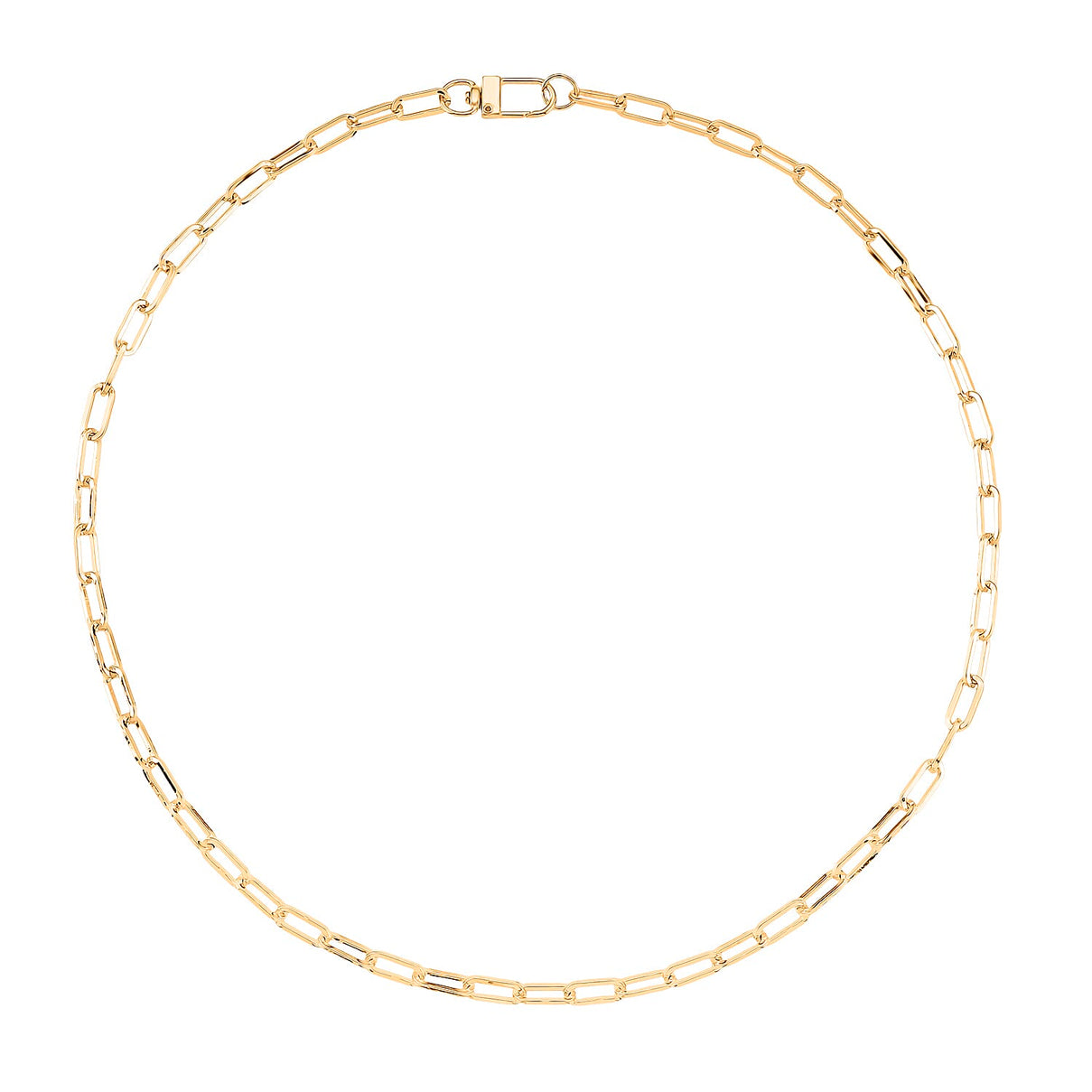 2 Piece Set - 7MM Paperclip Necklace (Size 30) and Bracelet (Size 8) with Fancy Clasp 4396218 4