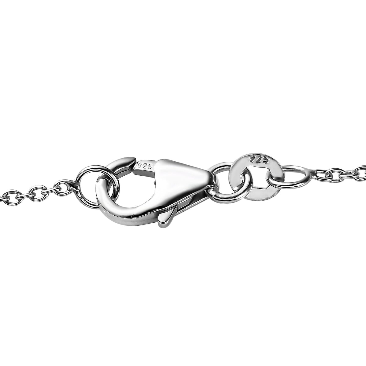 2 Piece Set -  Rose Quartz Fancy Pendant with Rope Chain (Size 20) in Rhodium and 18K Yellow Gold Vermeil Plated Sterling Silver 21.614  Ct. 4201065 5