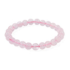 Natural Rose Quartz Set Of Sphere With Stand & Bracelet (Size 7.5 Strechable) 736.00 Ct.