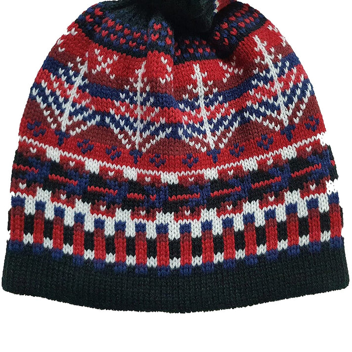 2 Piece Set - SUGARCRISP Ladies Novelty Hat And Gloves - Black and Multi 6717190 2