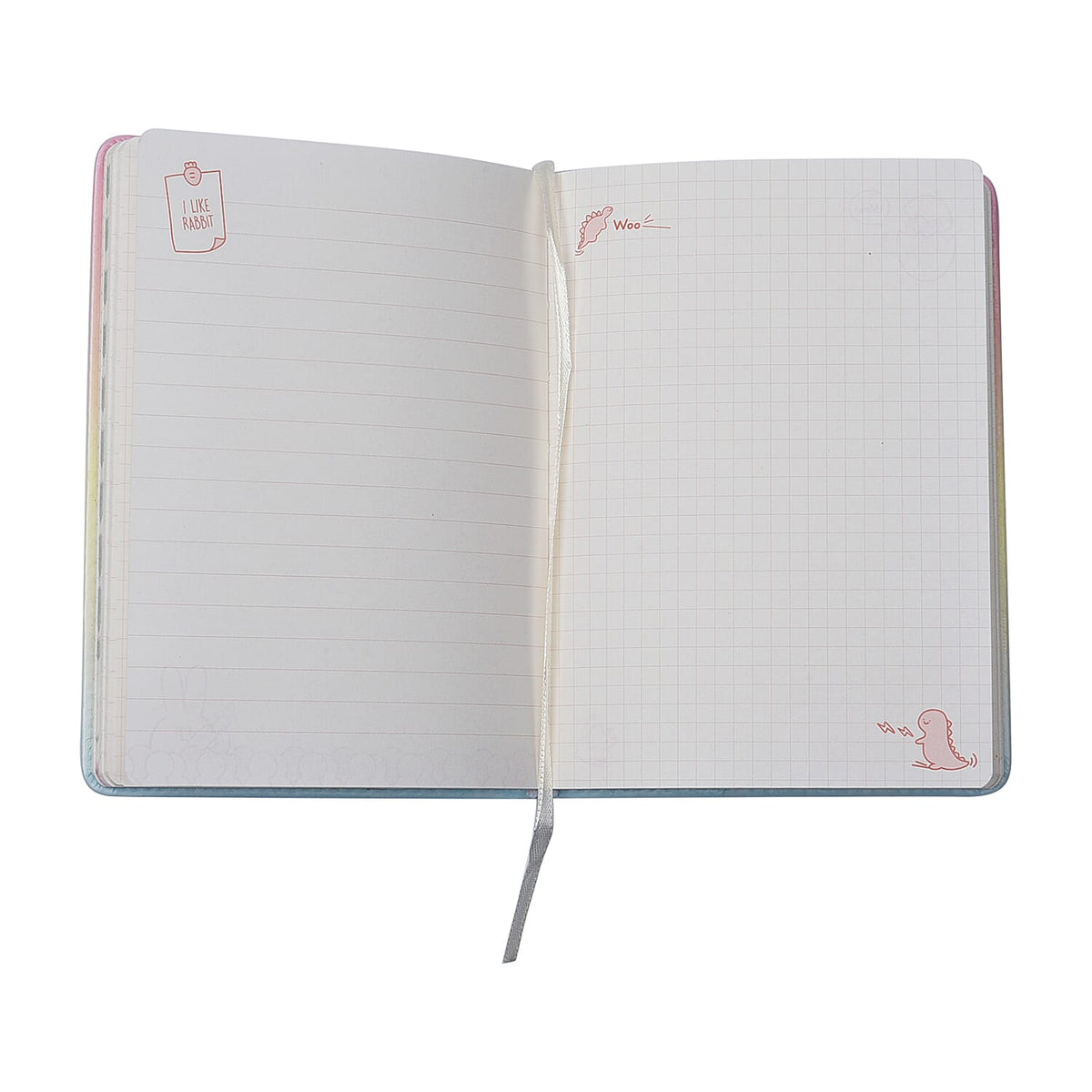 2 Piece Set - Squishy Toy Unicorn Notebook and Pen - Pink, Yellow and Blue 6717286 5