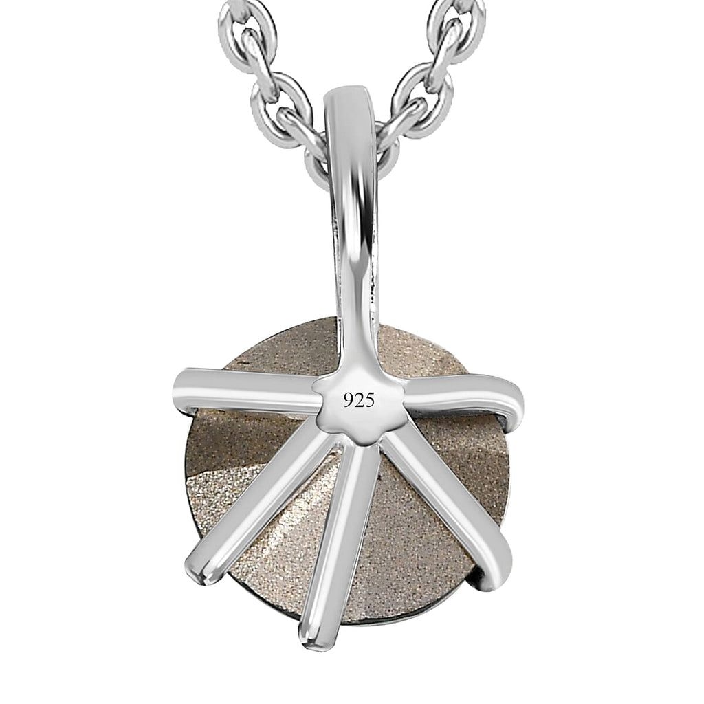 2 Piece Set - Tanzanite Austrian Crystal Ring & Pendant in Sterling Silver with Stainless Steel Chain (Size 20) 3.32 Ct.