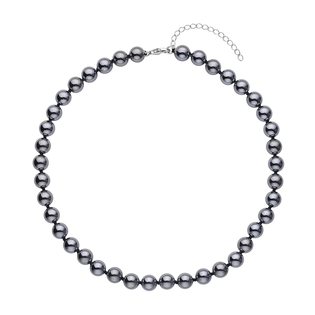 Terahertz Beads Necklace (Size 18-2) in Sterling Silver with free bracelet 4282402 2