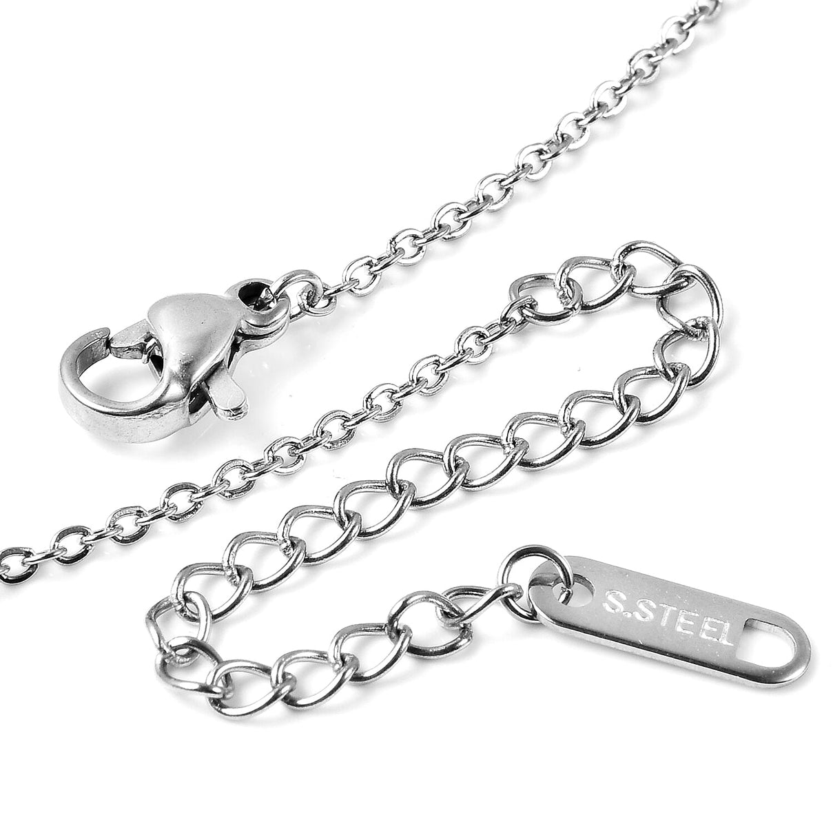 2 Piece Set White Shell Pearl and Multi-coloured Cubic Zirconia Pendant and Earrings in Silver Tone 4034163 4