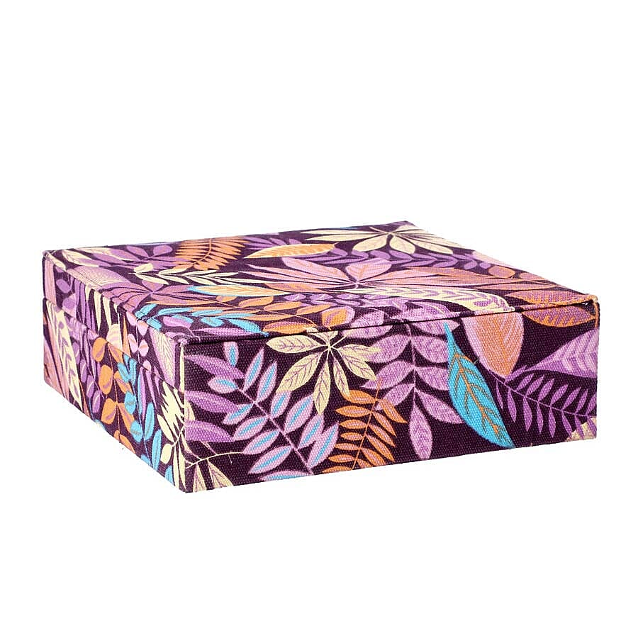 2 Tier Jewellery Box with Lock and Key- Tropical Design 6020934 5