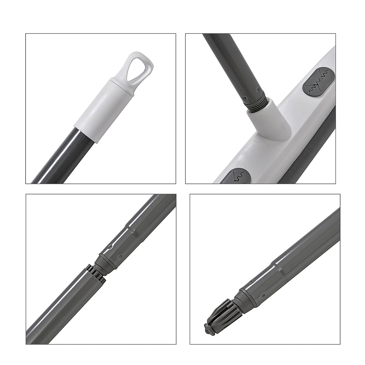 2-in-1 Broom with Squeegee - White 7861167 10