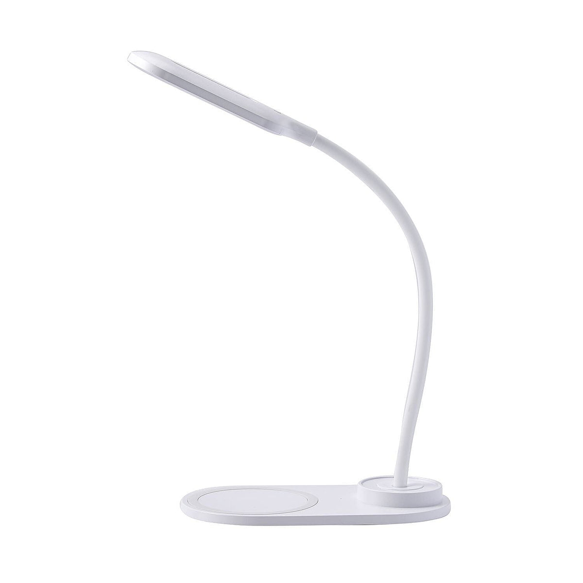 2-in-1 LED Desk Lamp with Wireless Charger (Size 26x16x8 Cm) - White 7193327 3