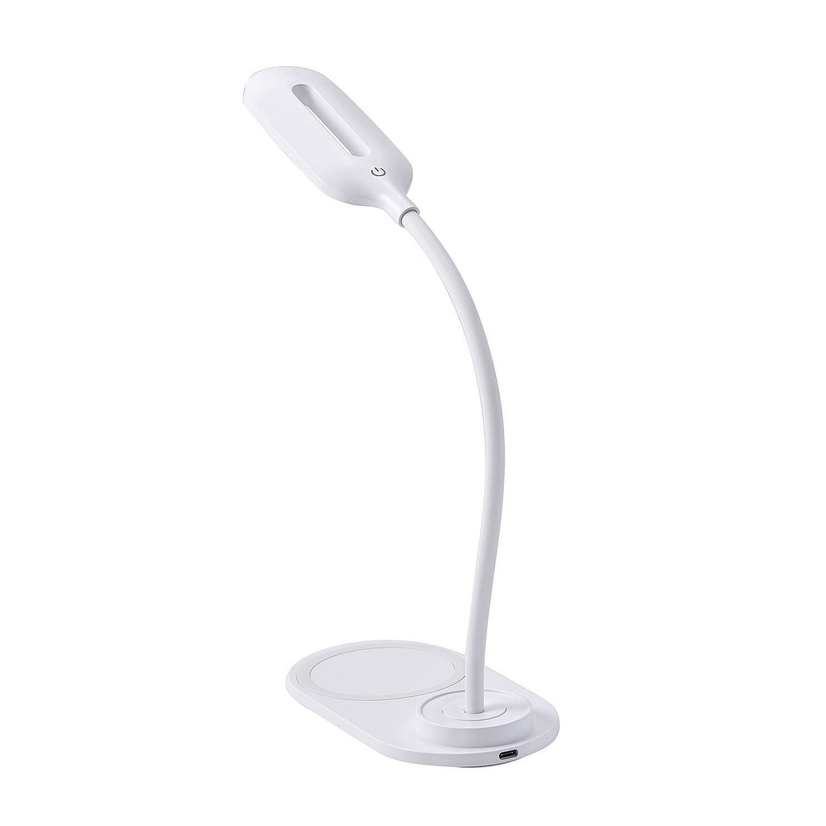 2-in-1 LED Desk Lamp with Wireless Charger (Size 26x16x8 Cm) - White 7193327 4