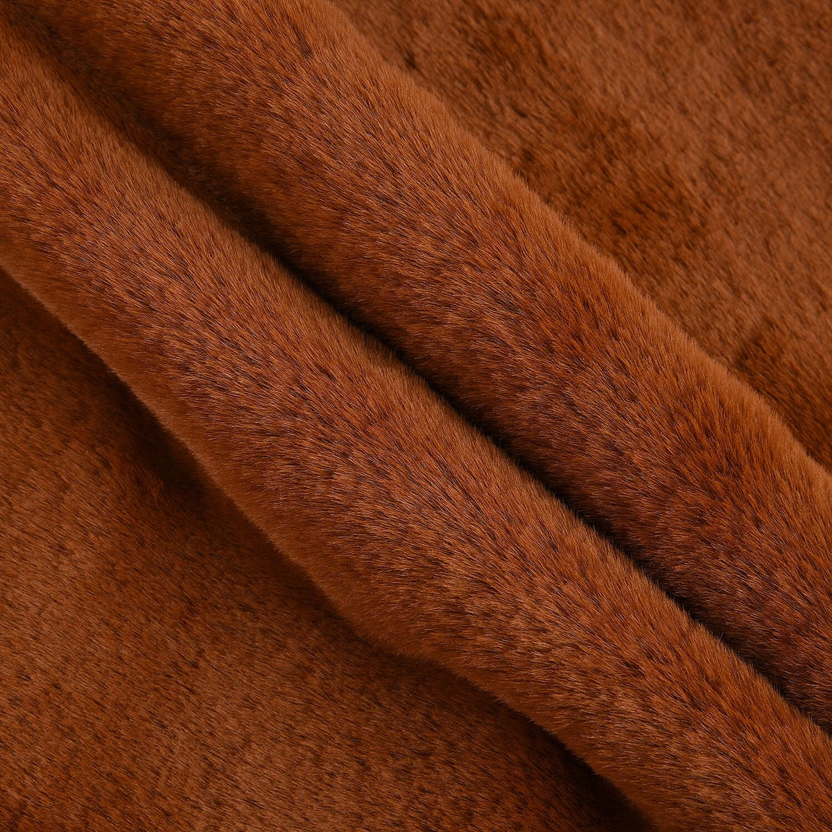 2 in 1 Faux Fur Drawstring Snood or Hat - Brown 7194028 2
