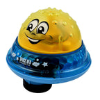 2 in1 Spray Water Toy with Music & Light - Yellow