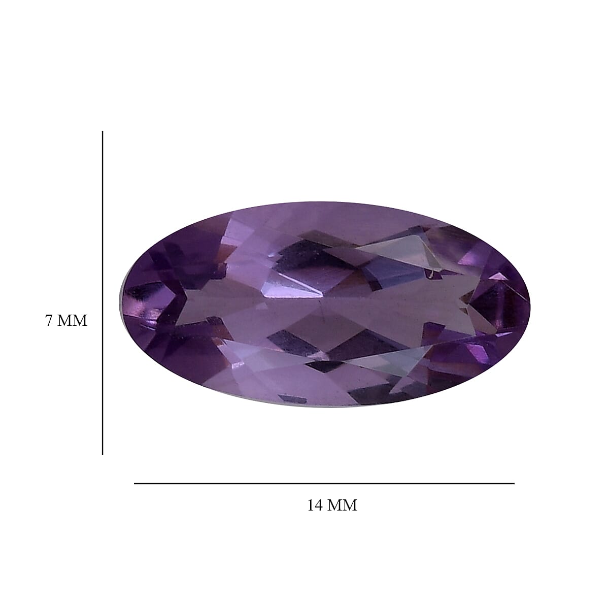 2.55 Ct. Loose Mashamba Amethyst A Grade OVAL 14x7 mm 6268097 4