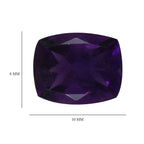 AAA African Amethyst Cushion 10x8mm - 2.68 Ct.