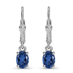 Ceylon Colour Quartz Lever Back Earrings in Sterling Silver 2.75 Ct.