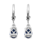 Ceylon Colour Quartz Lever Back Earrings in Sterling Silver 2.75 Ct.