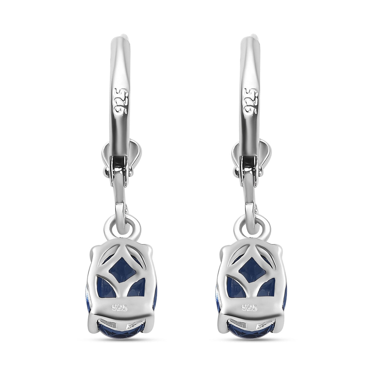 2.75 Ct Ceylon Quartz Solitaire Drop Earrings in Sterling Silver 3097223 7