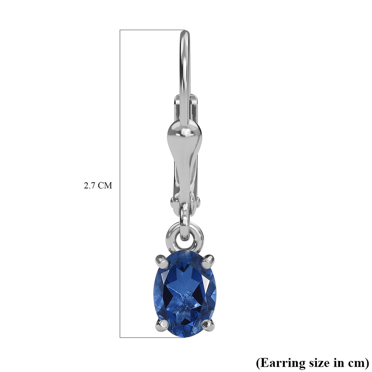 2.75 Ct Ceylon Quartz Solitaire Drop Earrings in Sterling Silver 3097223 8