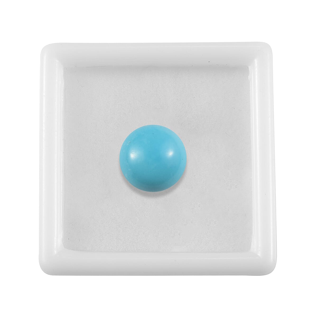 2.90 Ct. Loose Sleeping Beauty Turquoise A Grade ROUND 9 mm 6262937 3
