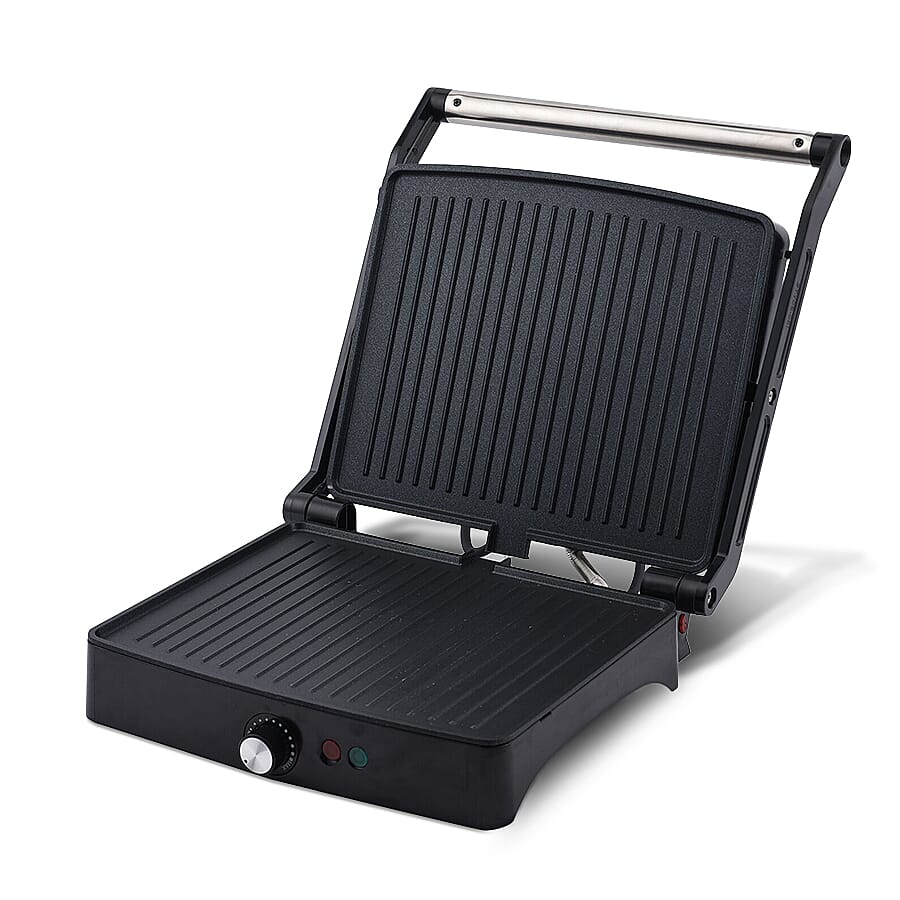 2000 Watts Homesmart Multipurpose 180 Degree Grill, Sandwhich Maker with Temperature Control, Non-Stick Coating Powered by BS Plug 7597213 0