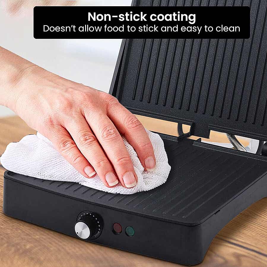 2000 Watts Homesmart Multipurpose 180 Degree Grill, Sandwhich Maker with Temperature Control, Non-Stick Coating Powered by BS Plug 7597213 5
