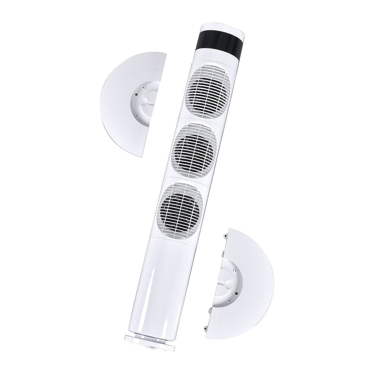 Homesmart - 20W Power Saving 3 Section Tower Fan with 3 Wind Mode and Remote Control (Height 98cm) - White 8835091 7