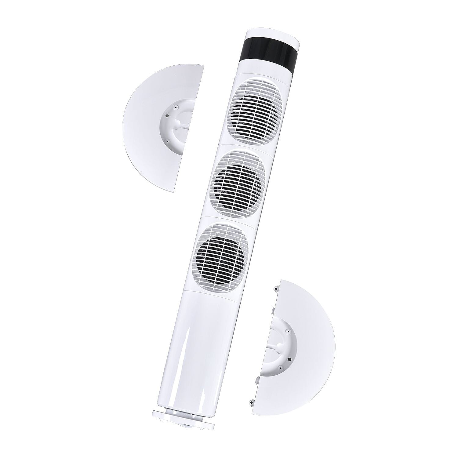 Homesmart - 20W Power Saving 3 Section Tower Fan with 3 Wind Mode and Remote Control (Height 98cm) - White 8835091 7