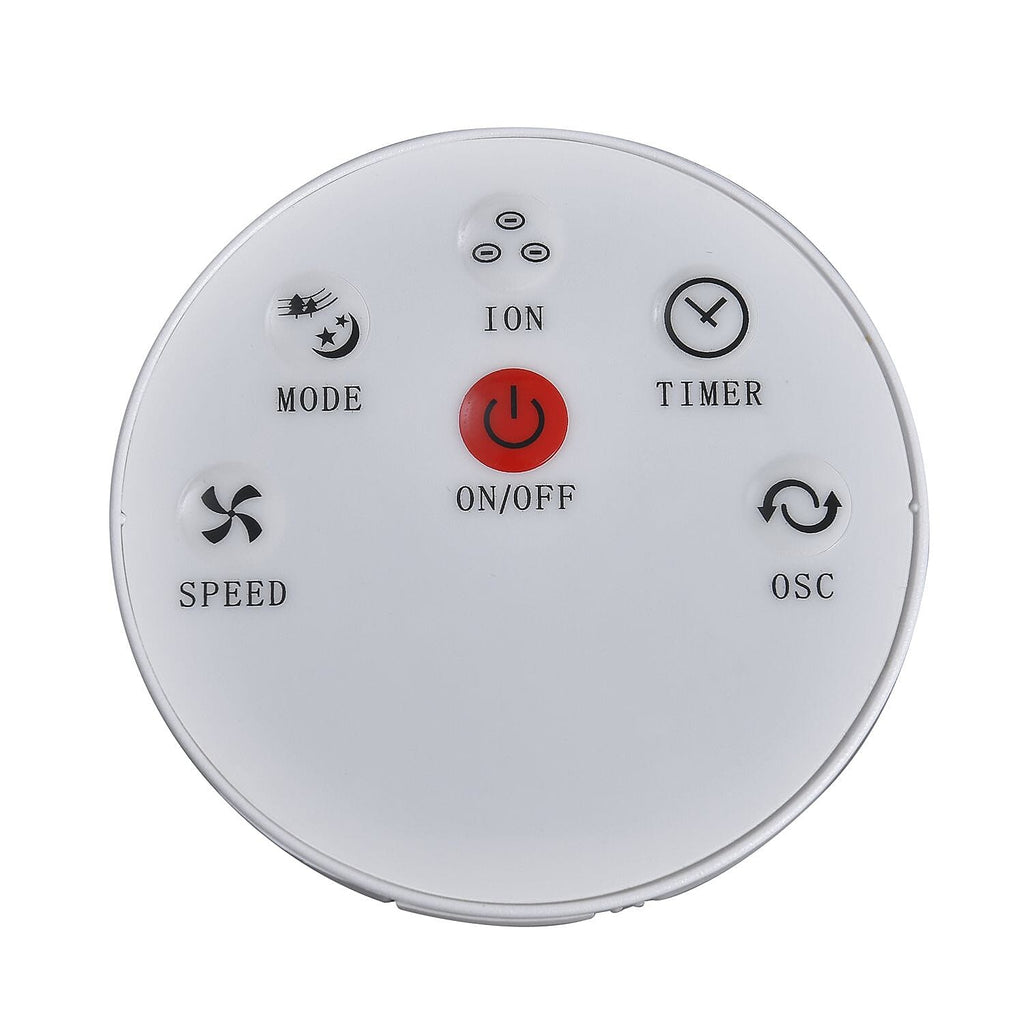 3 Way Multi Directional 20W Power Saving Tower Fan with 3 Wind Mode and Remote Control (Height 98cm) - White (Costs Less Than 1p Per Hour in Energy)