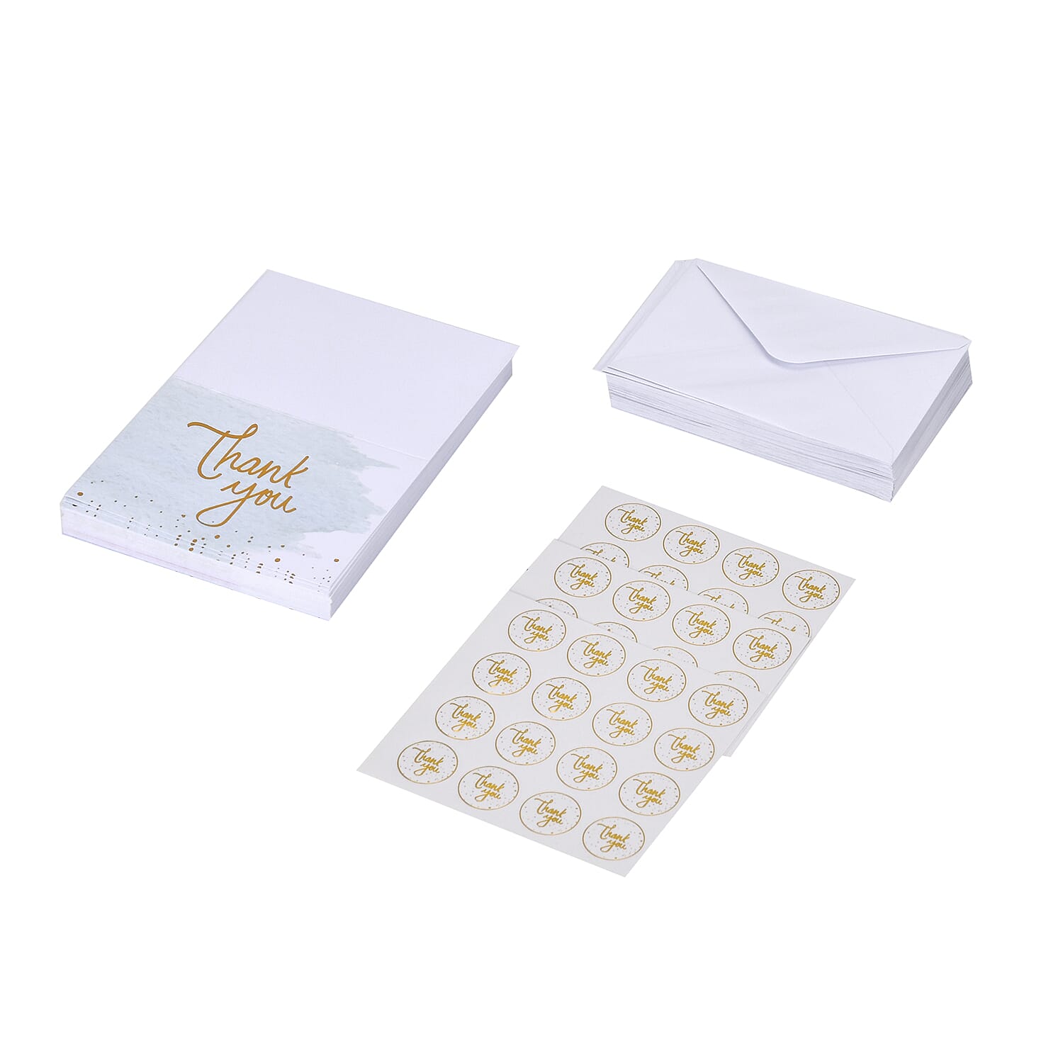 Set of 98 Pieces Thank You Card - Multi 221213589 1