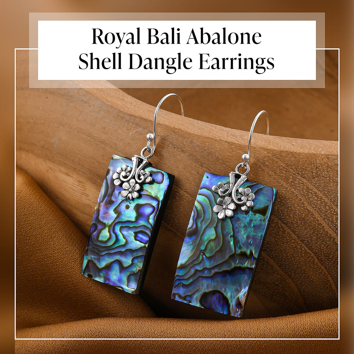 Royal Bali Abalone Shell Dangle Earrings in Sterling Silver and Shell Hook Earrings in Silver 221222926 1