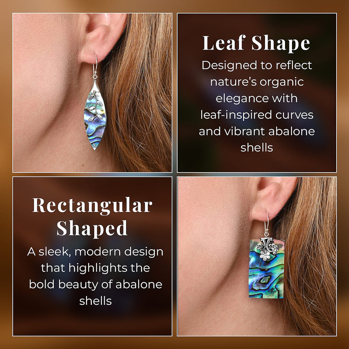 Royal Bali Abalone Shell Dangle Earrings in Sterling Silver and Shell Hook Earrings in Silver 221222926 5