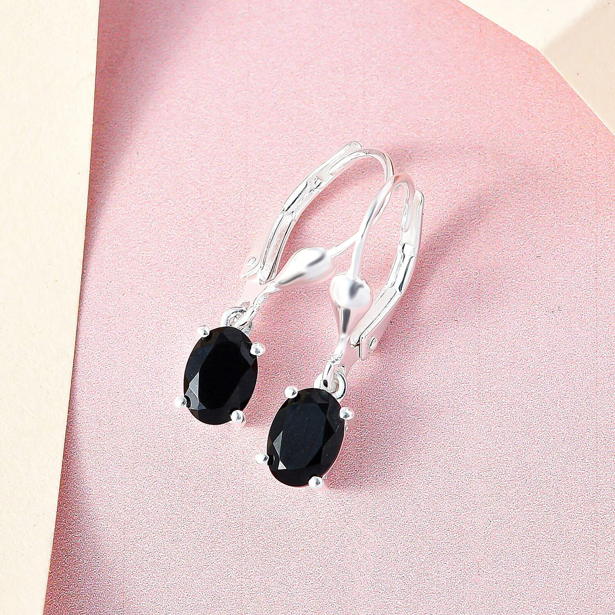 Tree of Life Pendant With Chain (Size 20) 5.46 Ct, Silver Wt 6.23 GM and Black Tourmaline Solitaire Drop Earring in Silver 1.50 Ct 221223687 4
