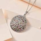 Multi-Tourmaline & Natural Zircon Pendant with Chain (Size 20) 5.60 Ct, Silver Wt. 12.86 Gms and Multi-Tourmaline Bolo Bracelet (Size 7.5-9.5) in Platinum Overlay Sterling Silver