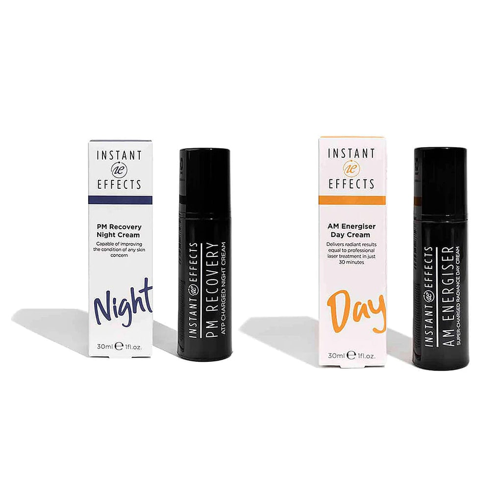 Instant Effects AM Energiser Day Cream and PM Recovery Night Cream - 30 ml each